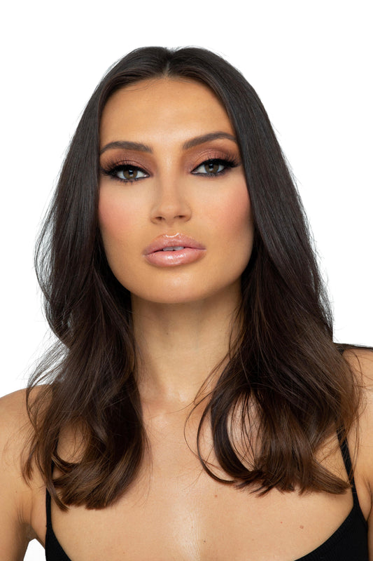 Luxurious F2 FEMI FATALE false lash with ultra-light, wispy fibers for a natural, fluffy, and bold look.
Close-up of F2 FEMI FATALE luxury false eyelash. Ethereal, ultra-light fibers for a bold day-to-night look.
F2 FEMI FATALE lash: bold, fluffy, and wispy luxury false eyelash.